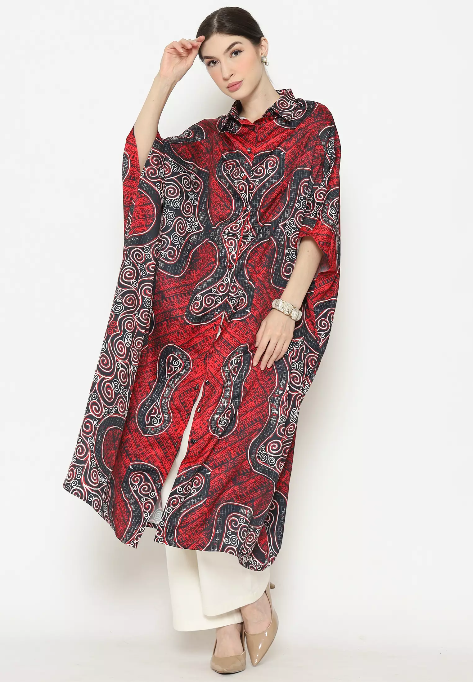 Kanzi Collared Kaftan
