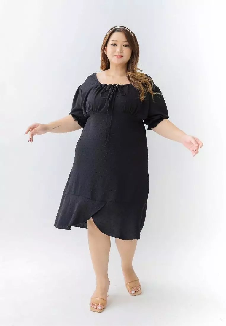 Plus Size Dress Clarissa Black