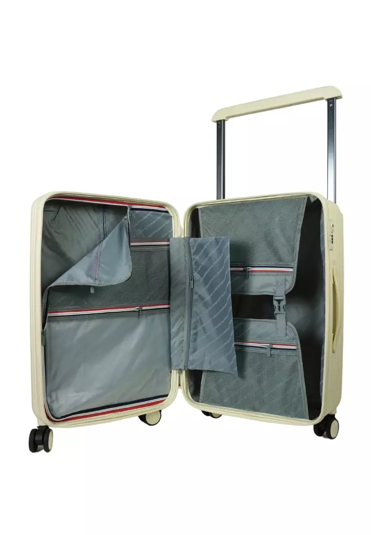 Kenvelo 28 inch PP Wide Trolley Case Secure zip & TSA lock  - 62870328