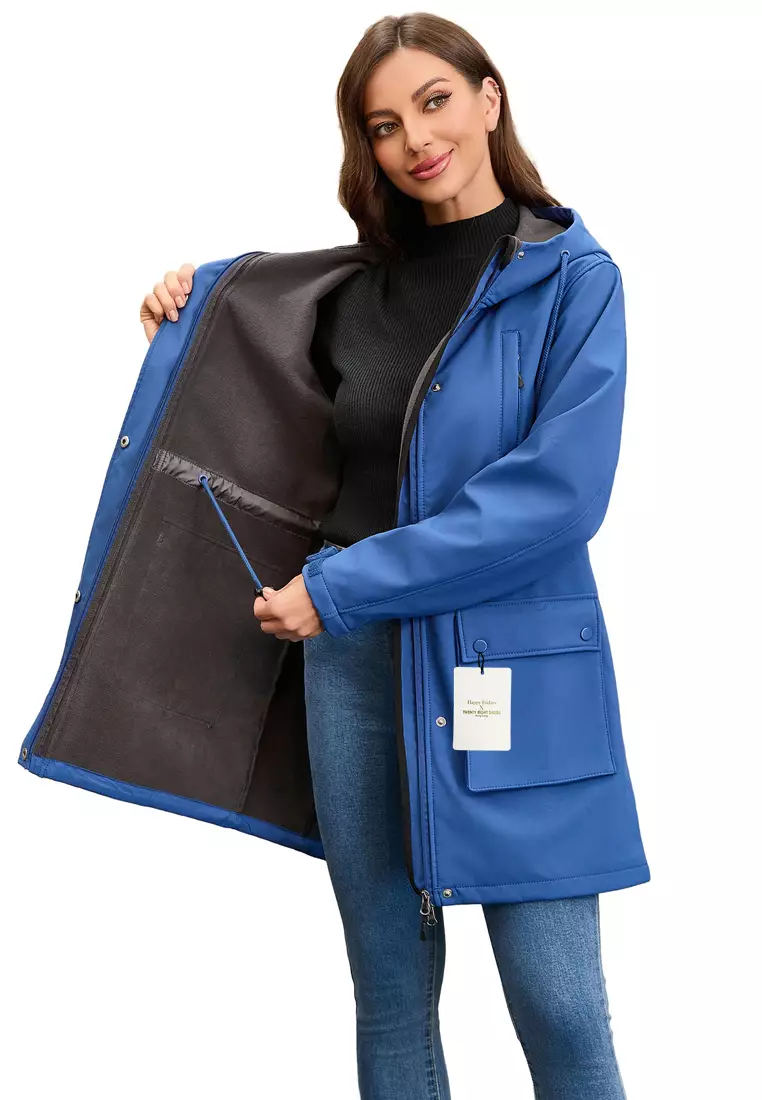 Waterproof Hood Trench Coat AD-M25F598