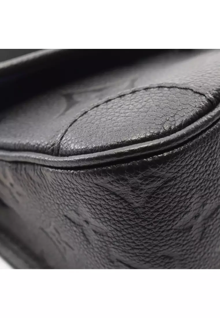 Pre-Loved Louis Vuitton Diane Monogram Empreinte Noir Handbag leather black 2WAY