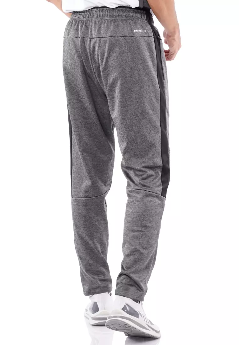 Tiento Celana Training Panjang Olahraga Lari Jogging Running Fitness Gym Casual Sport Grey Extra Lite Pria