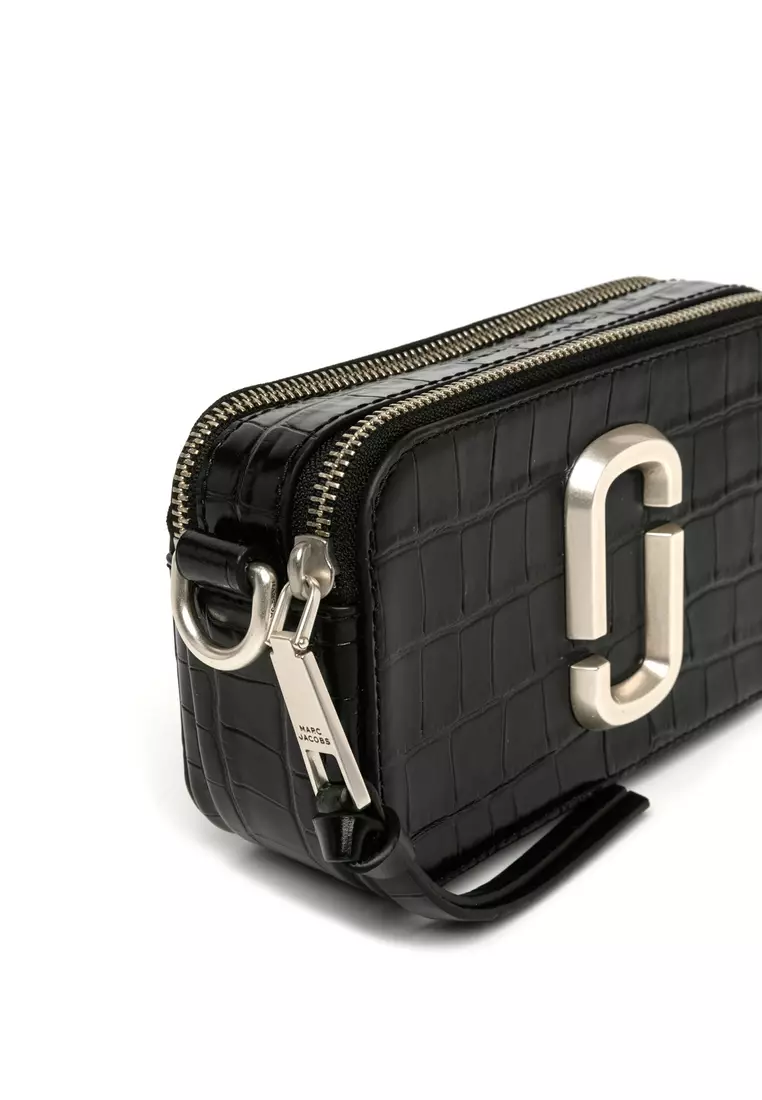 Buy Marc Jacobs The CrocEmbossed Shoulder Snapshot Chain Bag/shoulder