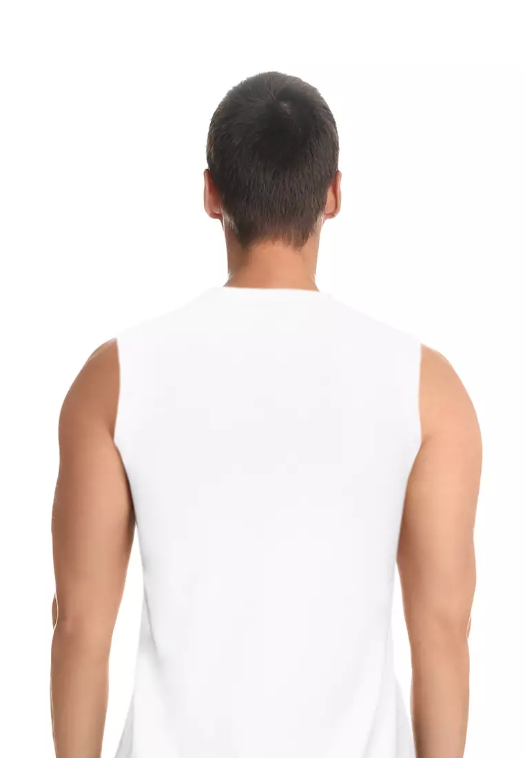 Round Neck Sleeveless Shirt