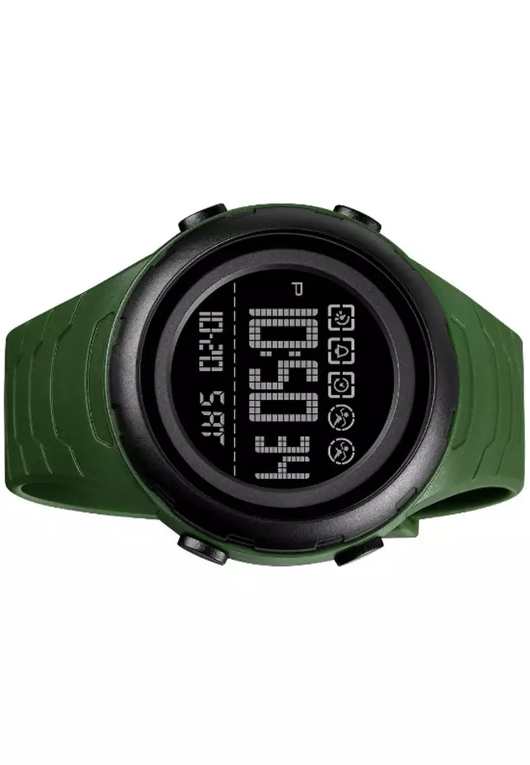 Jam Tangan Digital Pria Waterproof Many Function Strap Tali Material PU VR10 ORIGINAL