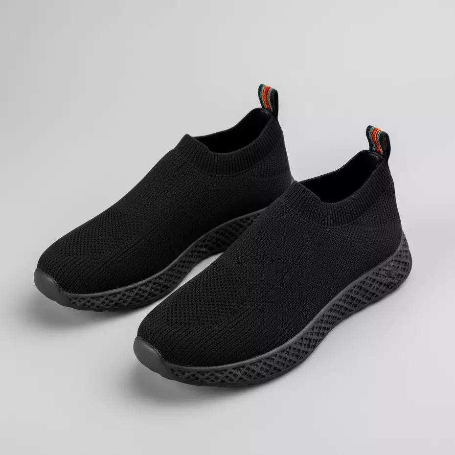 PAULMAY - Sepatu Slip on Pria Berlin - Black Rainbow