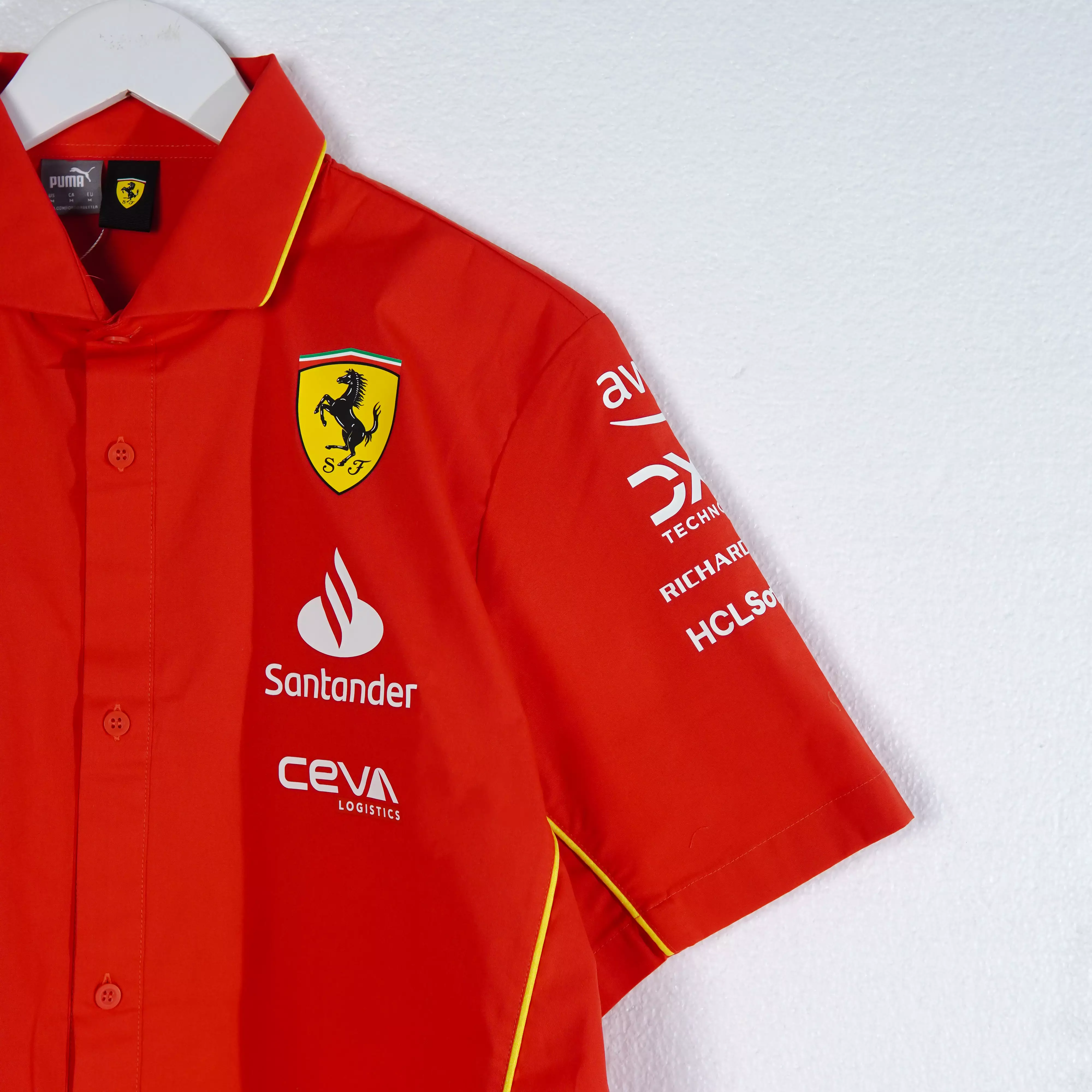 Kemeja F1 FORMULA ONE SCUDERIA FERRARI CLASSIC RED SHIRT 100% ORIGINAL