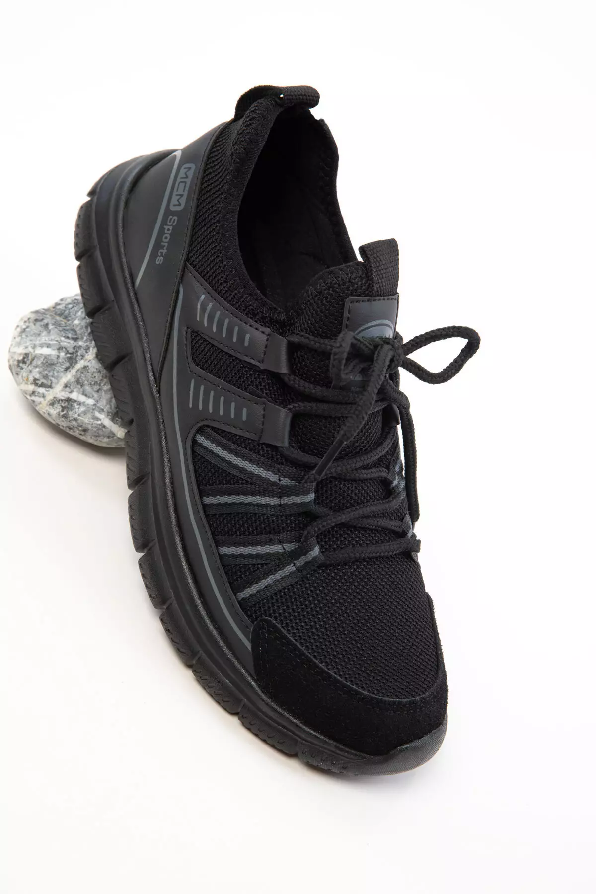 Black-Black Men's Sneaker 20746