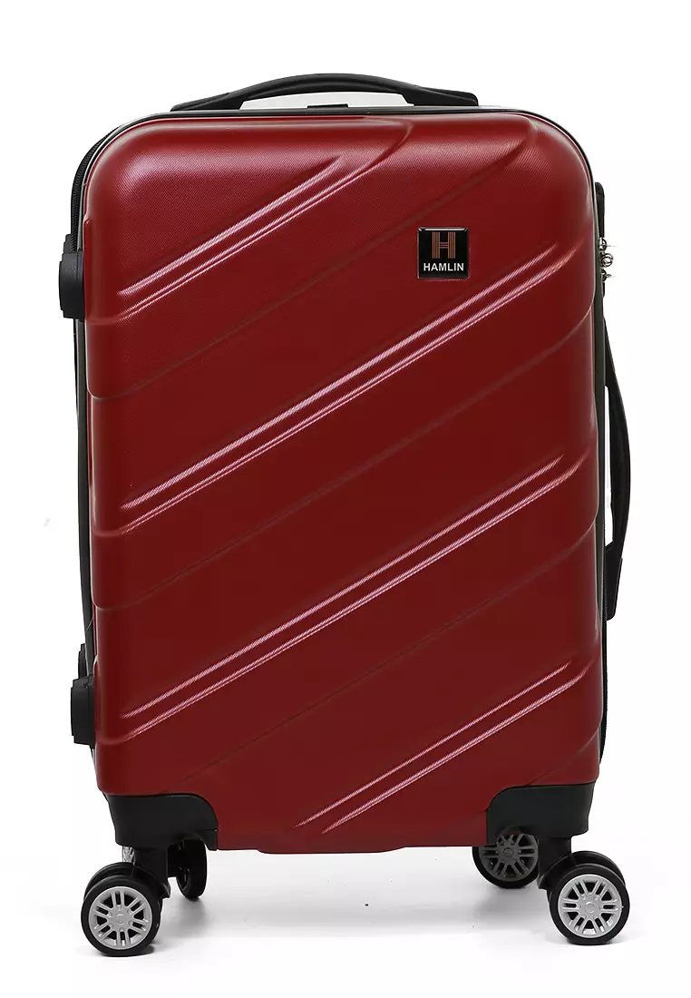 Carlton Koper Hardcase Unisex Size 20Inch Suitcase Combination Lock Large Compartment Material ABS+PVC Coated ORIGINAL - Red