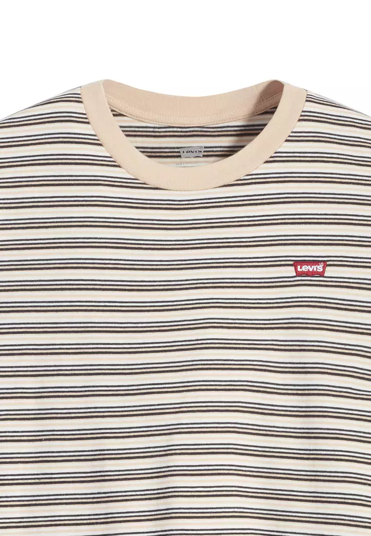 Jual Levi's Levi's® Women's Perfect Tee Multi Grunge Stripe Frappe ...