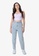 JUST G blue Teens High Waisted Baloon Fit Denim Jeans W/ Pleats 295BFAA97A43CDGS_1