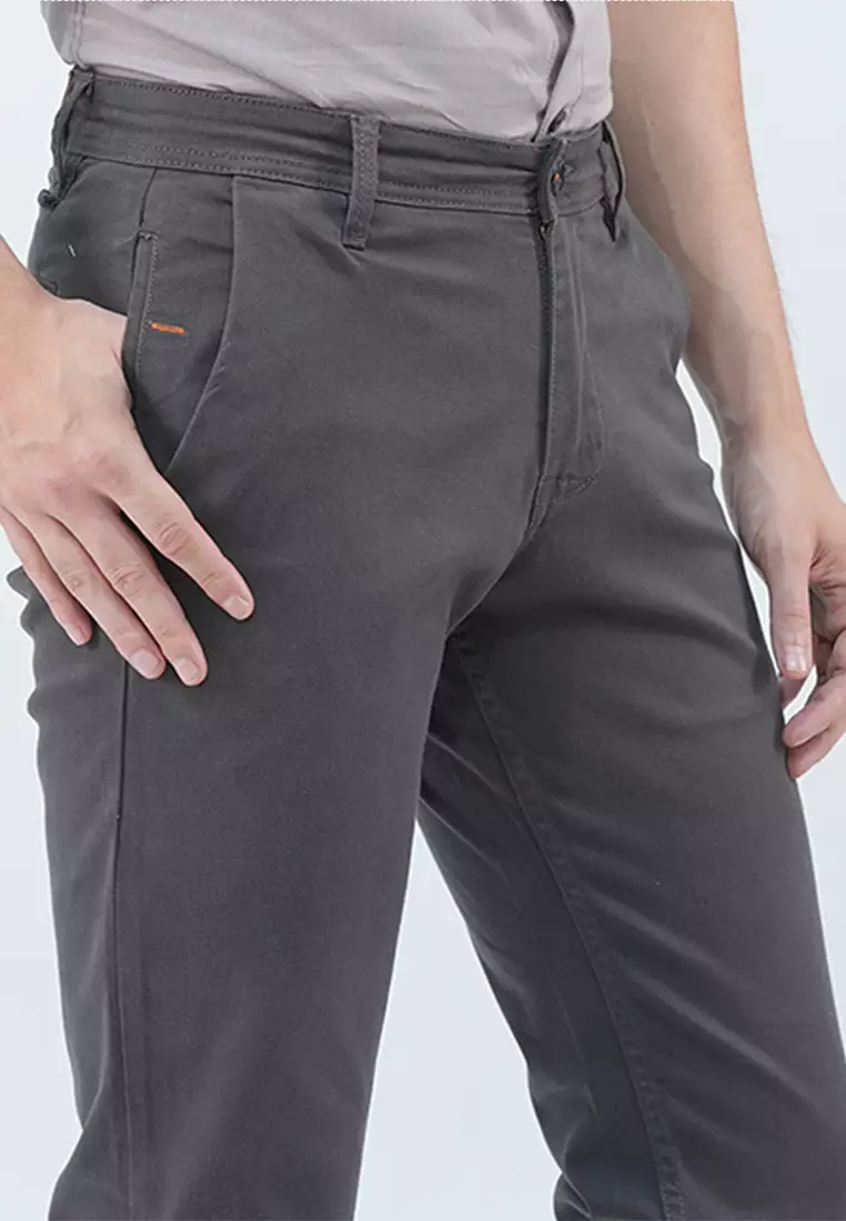 LGS - Celana Panjang Pria -  Chinos Collection - Stretch Katun - Color Series - Reguler Fit - CCT.455.S055