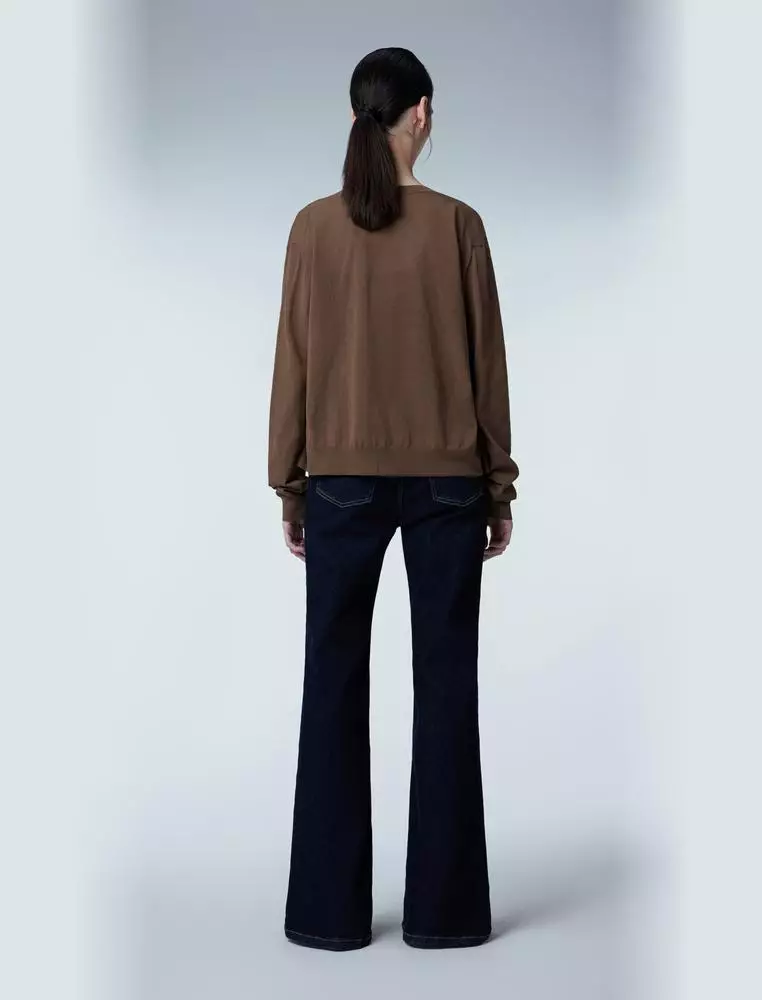   Short Length Open-Front Knit Sweater