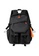 Lara black Men's Plain Water-proof Wear-resistant Nylon Zipper Backpack - Black 79D3AAC5AF9C92GS_1