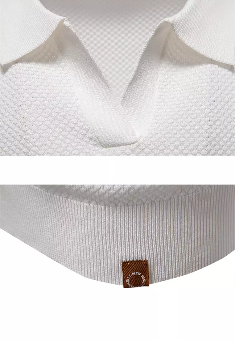 Business Textured Polo Shirt AX-PSD8025