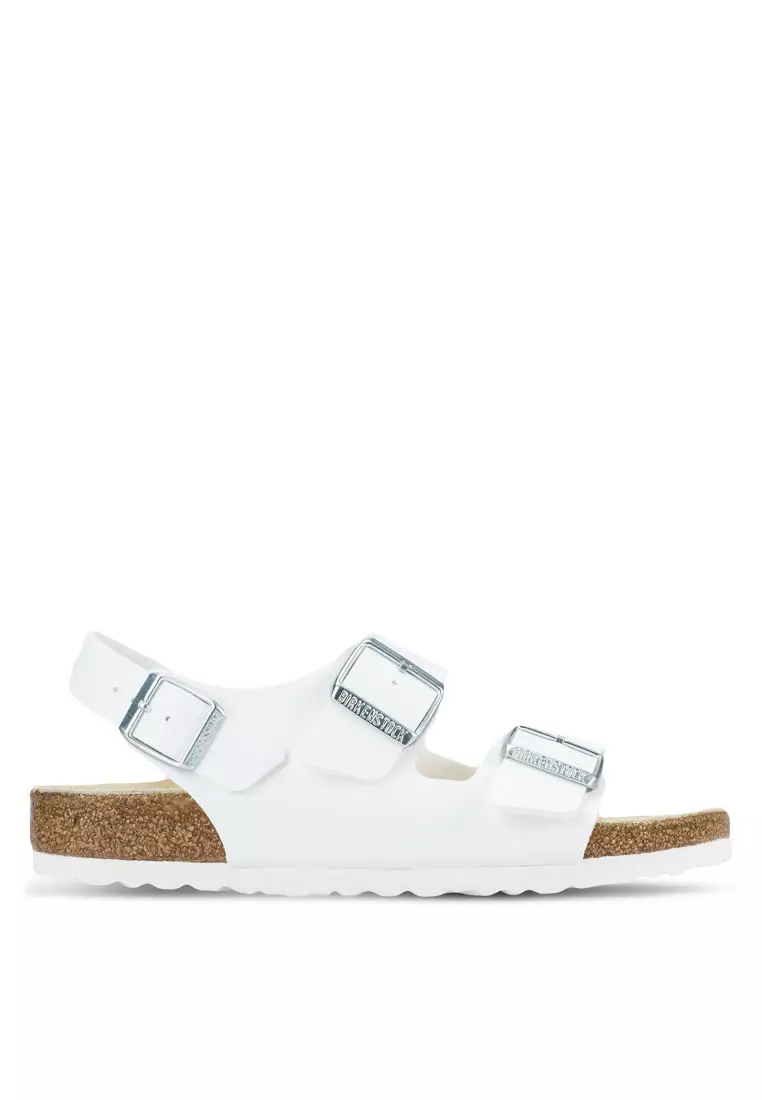 White sandals hot sale in store