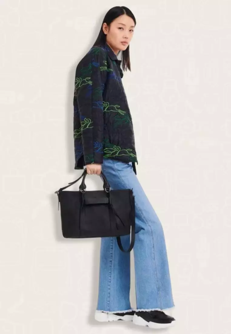 Longchamp 3D Handbag M Midnight Navy