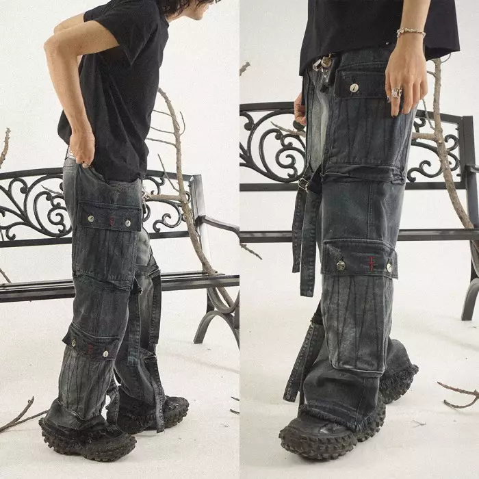 1piu1uguale3 COMFY JKT PT SET-UP AKM wjk（DENIMITUP A1 quad pocket 