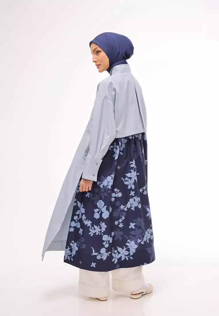 Ria Miranda Ash Blue Arlet Tunic