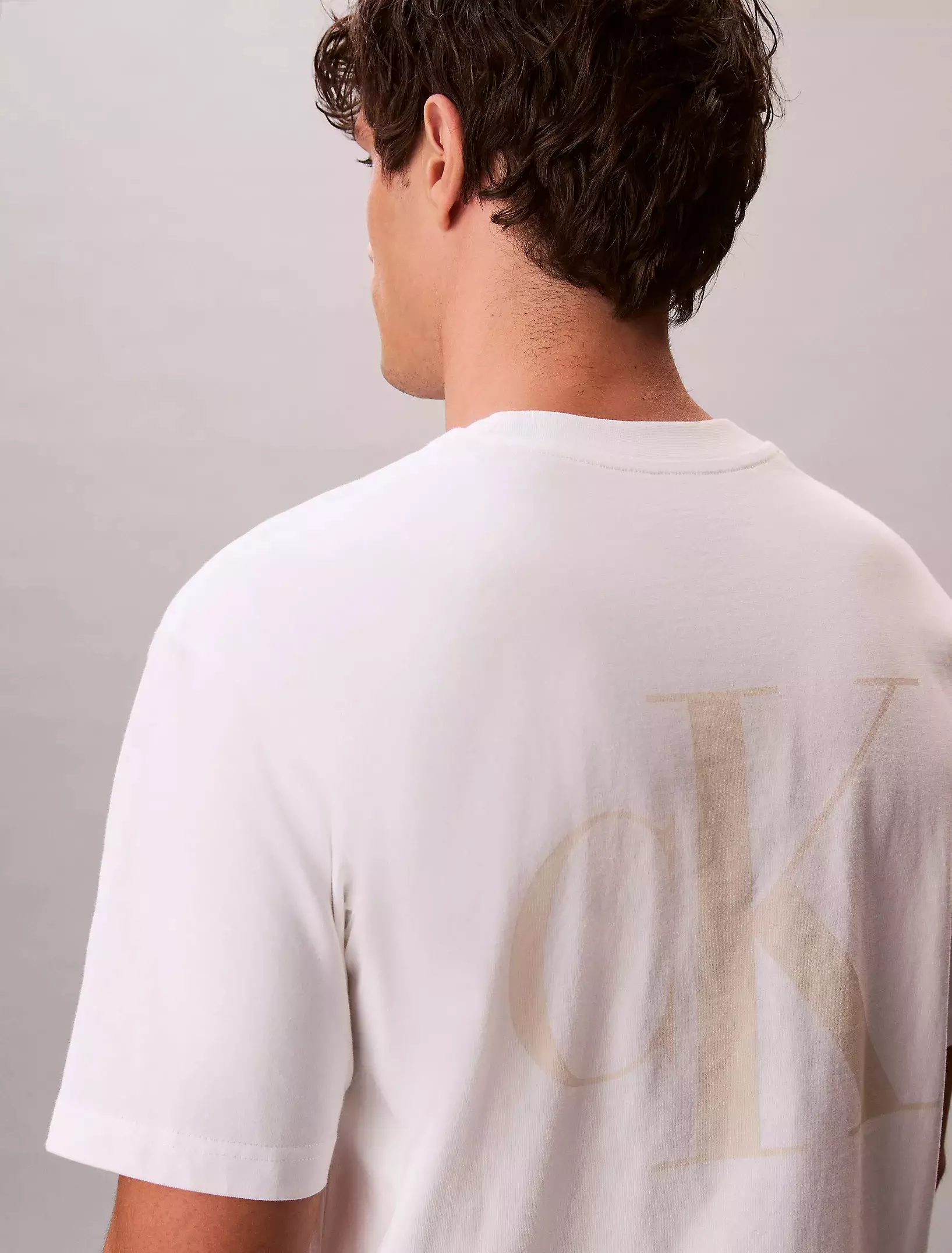 Calvin Klein - SS 16S RELAXED BACK MONOGRAM TEE