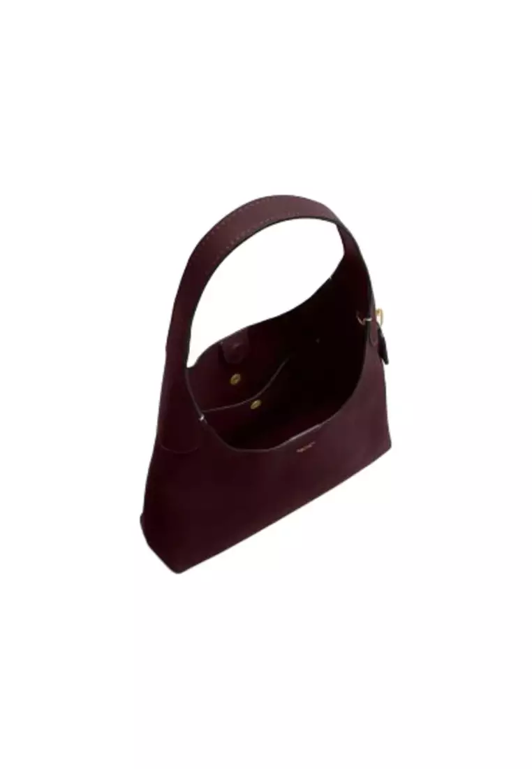 Brooklyn 28 女士單肩包梅洛酒紅色CU068