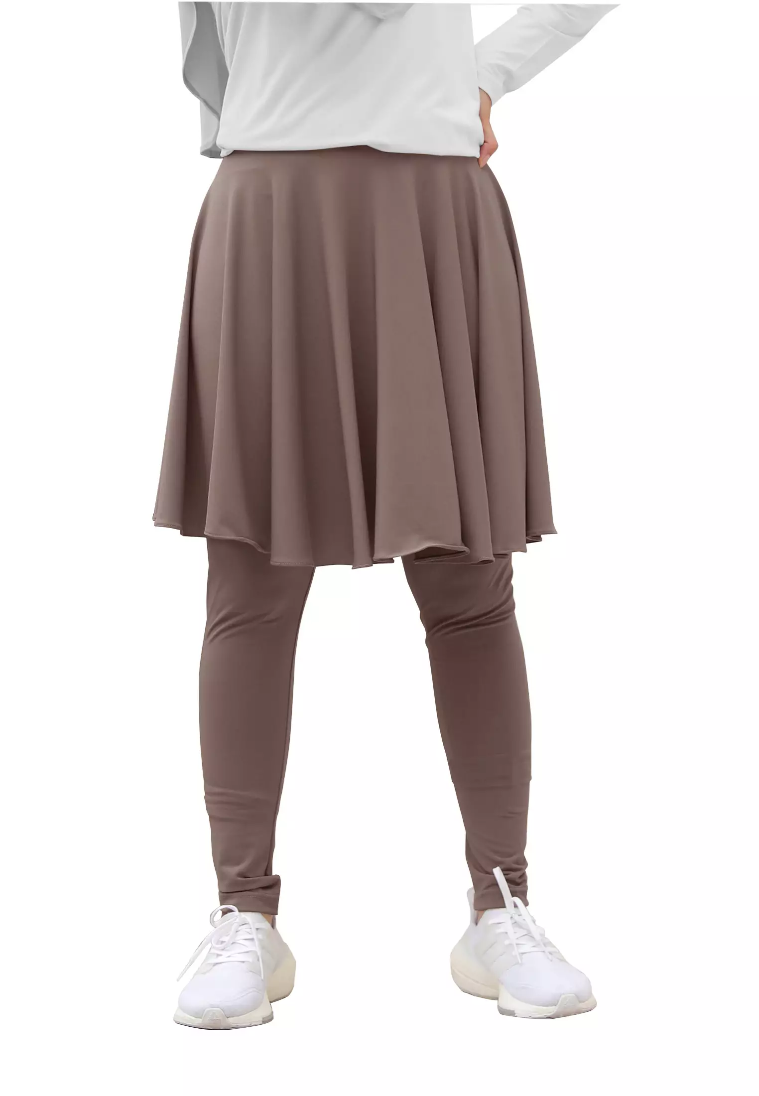 Zelena - Chahra Leggings Skirt | Celana Olahraga Legging Rok Wanita - XL