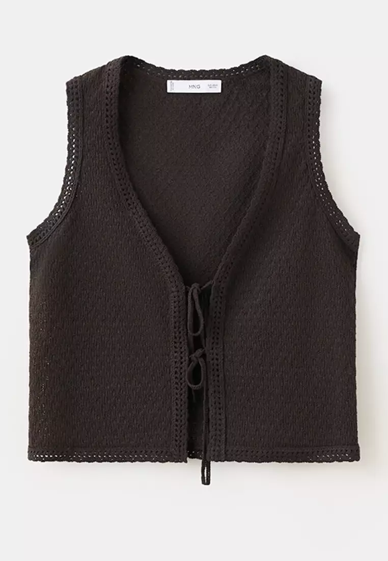 Bow Tie Waistcoat Top