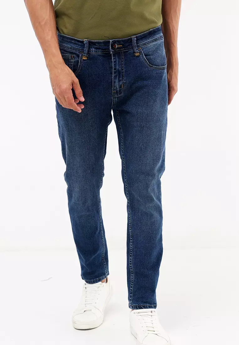 Denim Long Skinny Fit Stretch Jeans