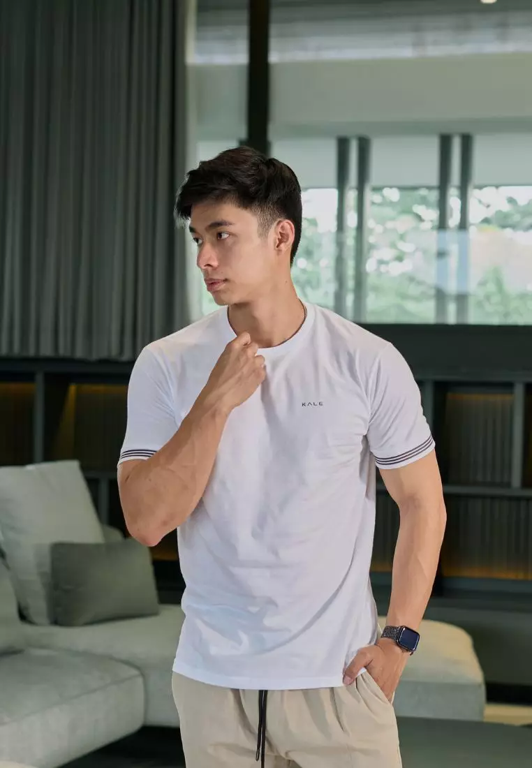 Kale Wesley White / Kaos Pria Lengan Pendek