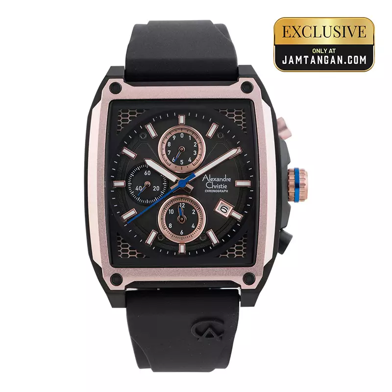 Jual Alexandre Christie Jam Tangan Pria Alexandre Christie Chronograph AC 6614 MC RBRBARG Men
