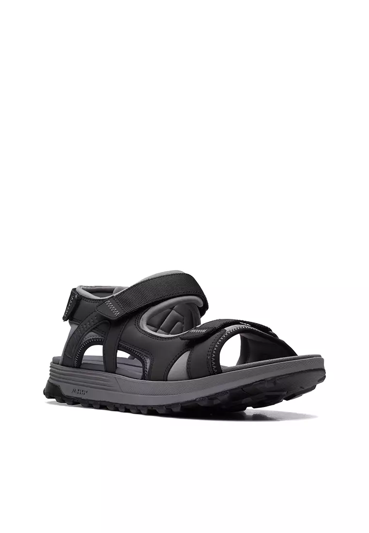 Discount on Clarks  shoes - SKU: Atl Trek Sun Sandals Black Combi