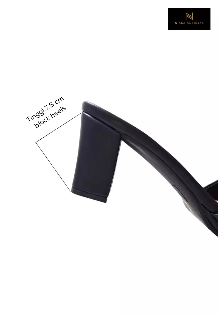 Nicholas Edison Heel Kanaya Black