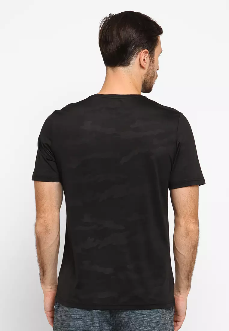 Byford R Neck T-Shirt Camouflage Dark Green