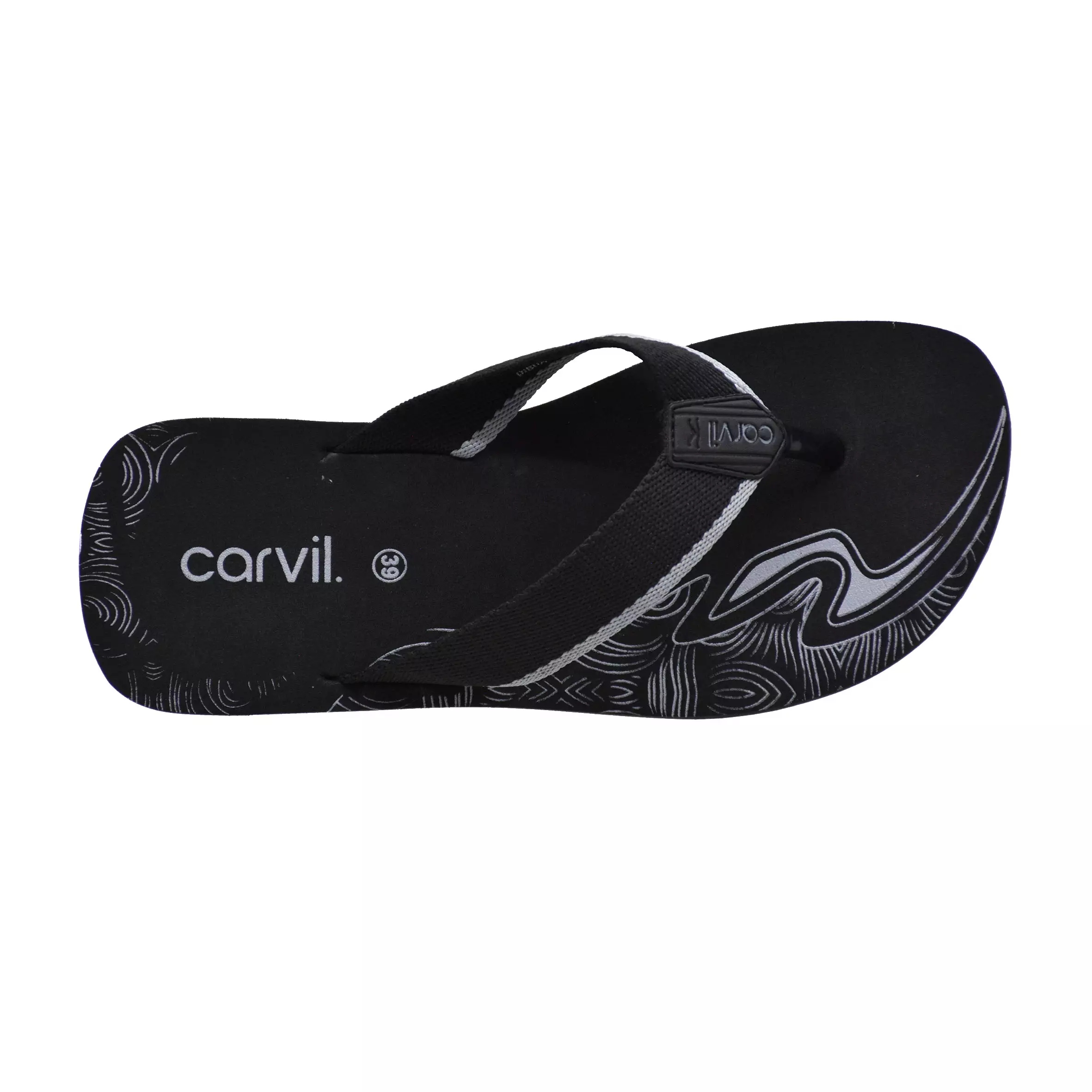 Carvil Sandal Pria Avengero-Me Black/Light Grey