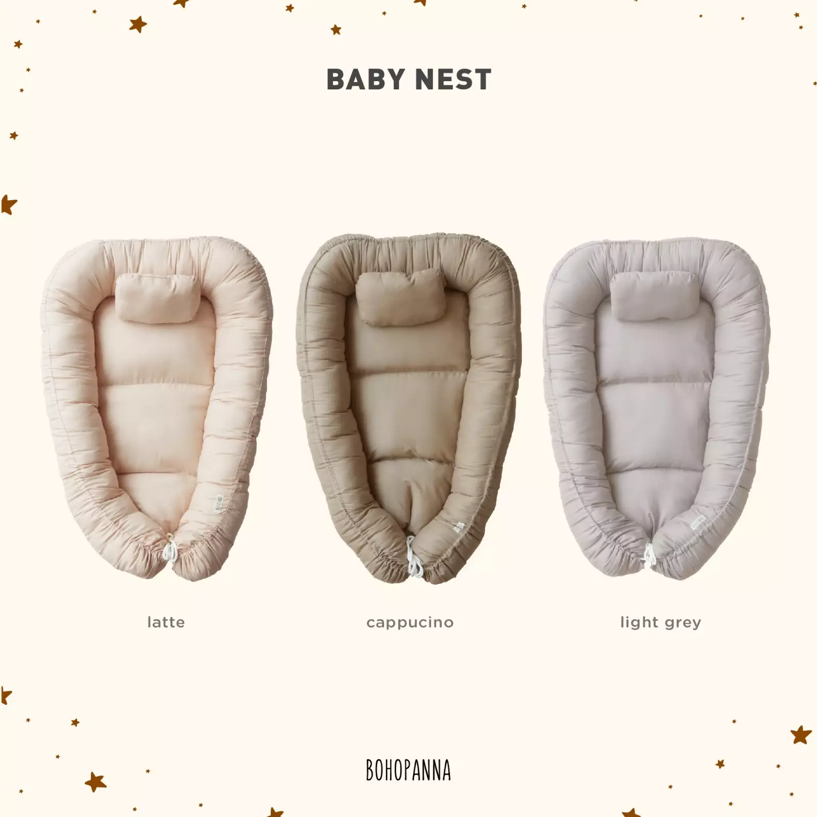 BOHOPANNA - BABY NEST - Bantal Tidur Bayi