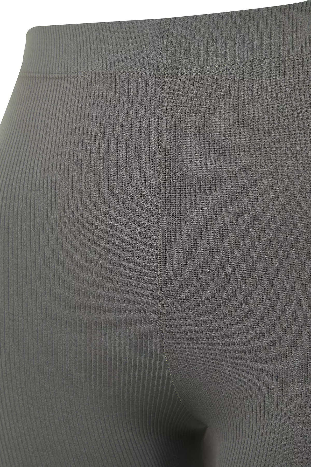 High Waist 2-Pack Biker Short Length Ribbed Knit Plus Size Biker Shorts