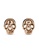 LOVE AND LIFE gold Love & Life Skull Earrings (Rose Gold) Premium Crystals with 18K Real Gold Plated 55872AC47BC847GS_4