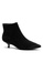 Twenty Eight Shoes black Suede Fabric Ankle Boots 1592-9 43A69SH7EB08FDGS_1