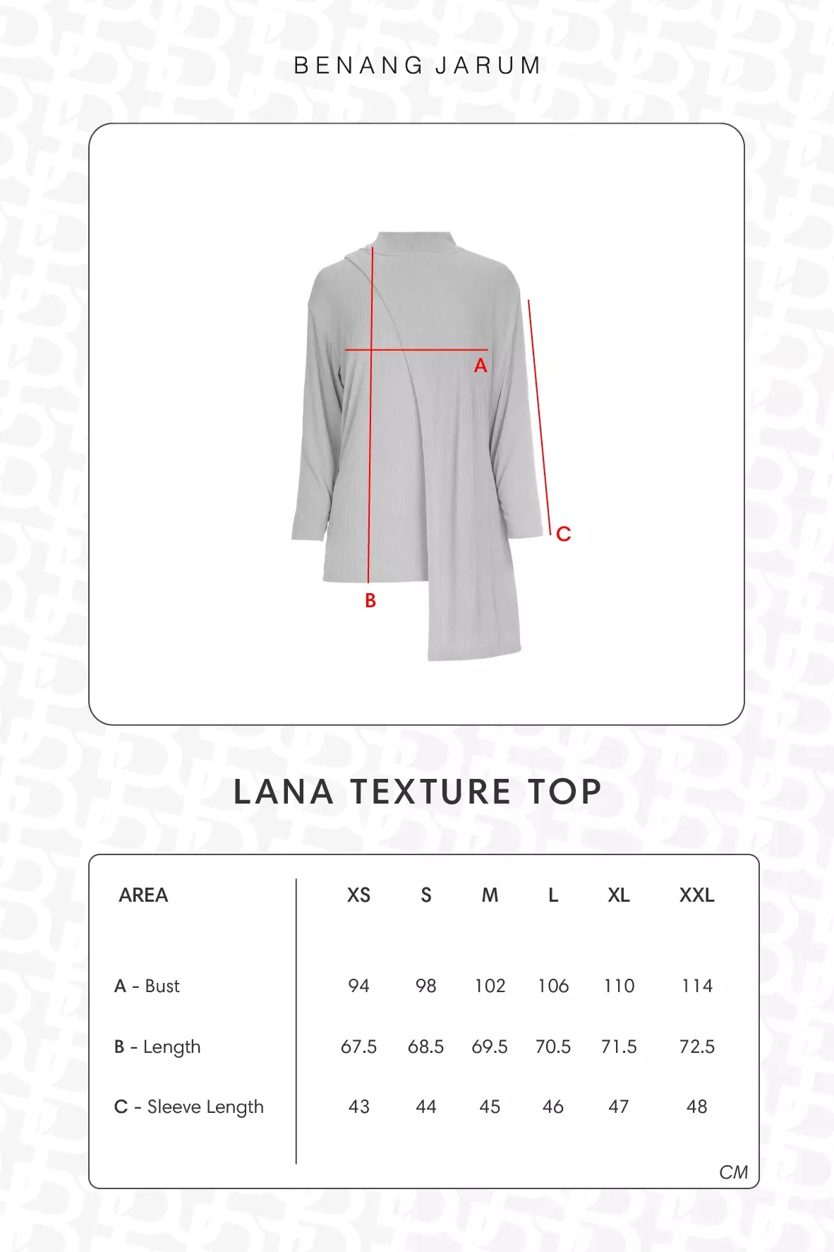 Benang Jarum - Lana Texture Top - Light Khaki