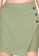 ZALORA BASICS green Wrapover Shorts with Buttons 8FB83AAA9127F5GS_3