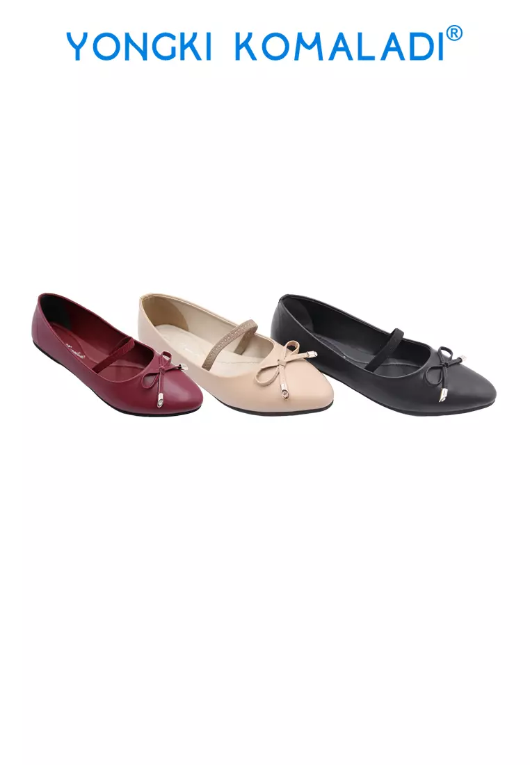 YONGKI KOMALADI MAEVE FLATSHOES OL-EJM835-25 MAROON