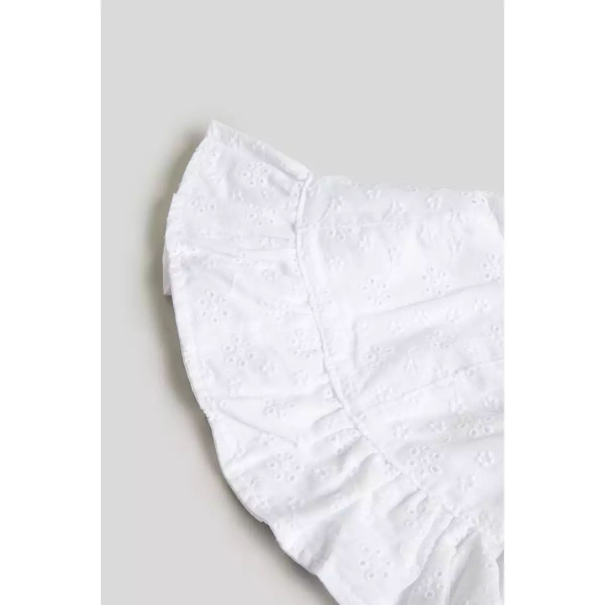 Mothercare White Broderie UPF50+ Sun Hat - Topi Anak Perempuan (Putih)