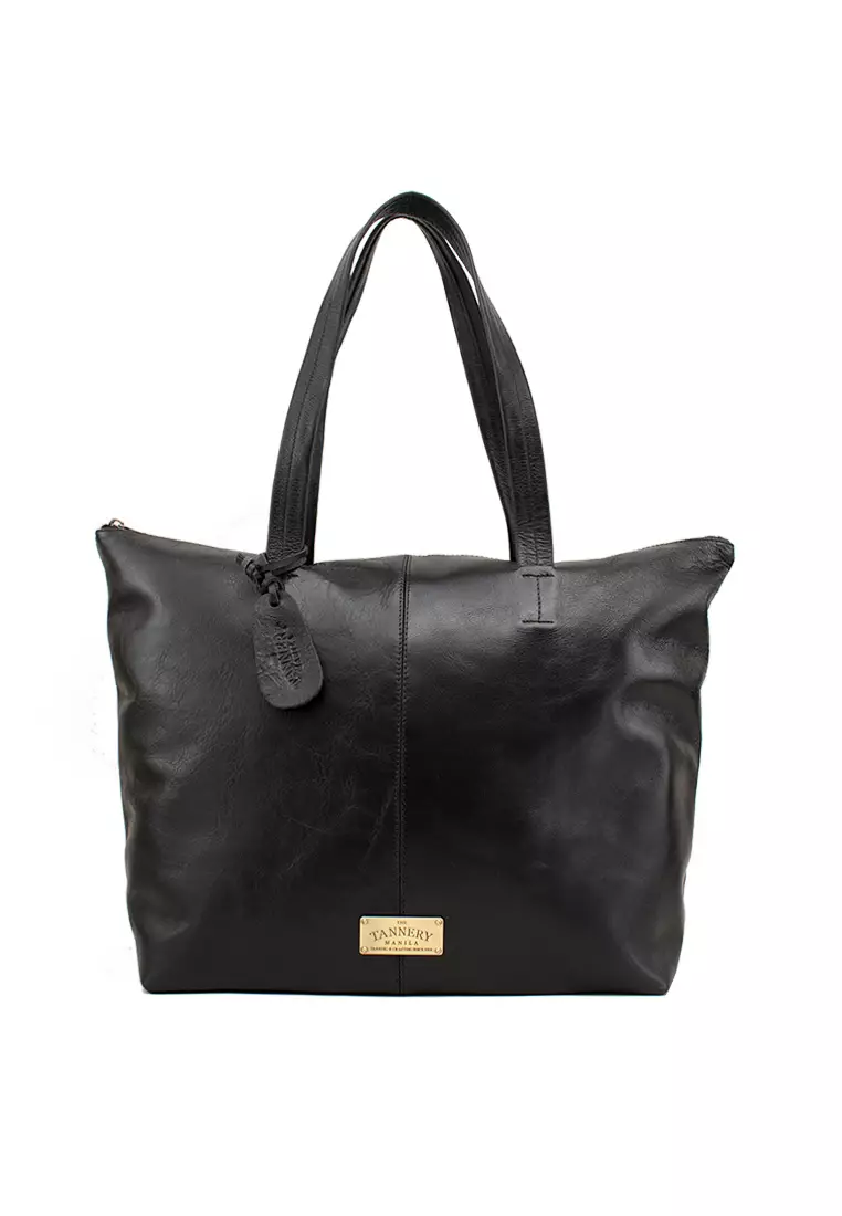 Buy The Tannery Manila Kaylin Leather Tote Bag 2024 Online | ZALORA ...