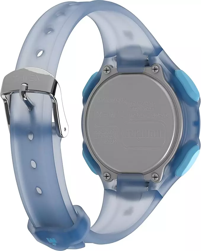 Jam Tangan Wanita Timex Ironman Essential Digital Dial Blue Resin Strap TW5M65800NN Original