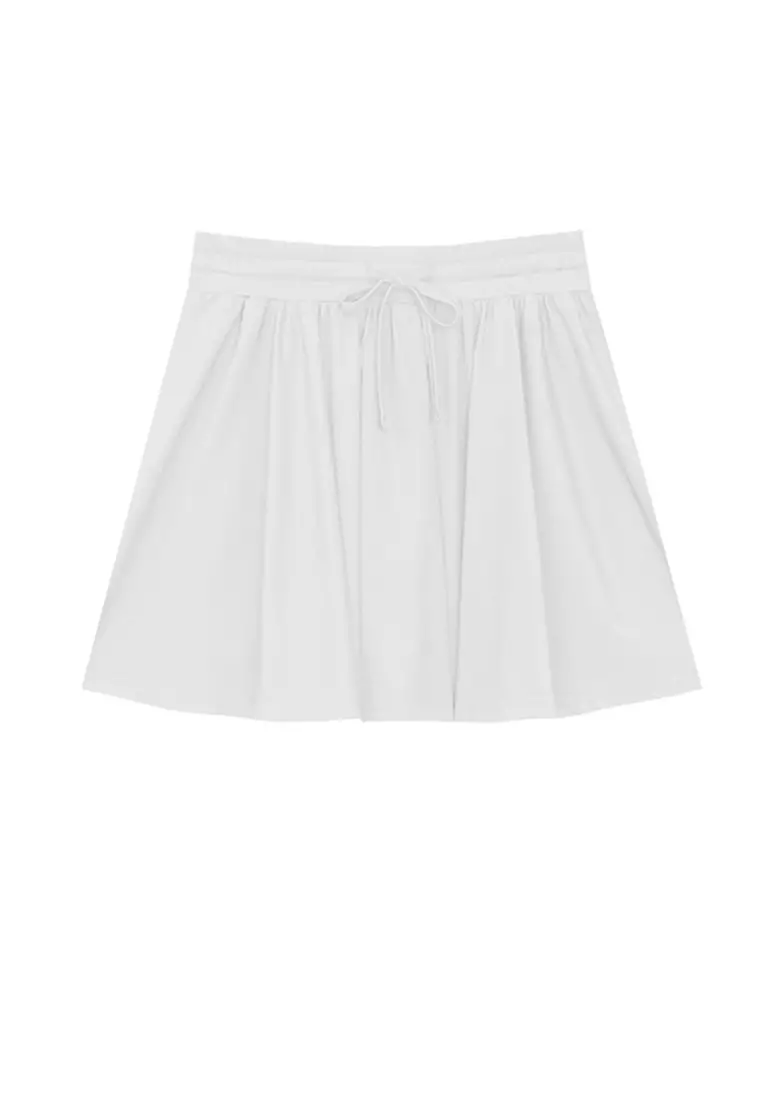 Ruffle Flowy Mini Skirt