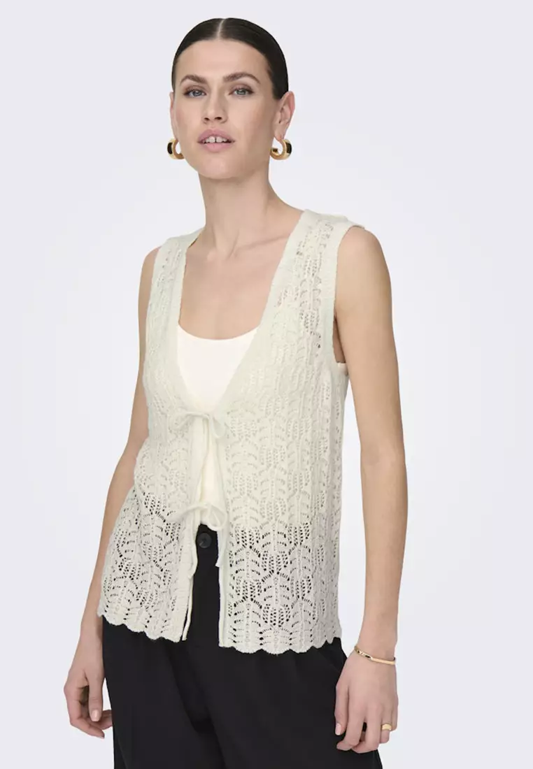 Kofi Bayo V-Neck Tie Vest