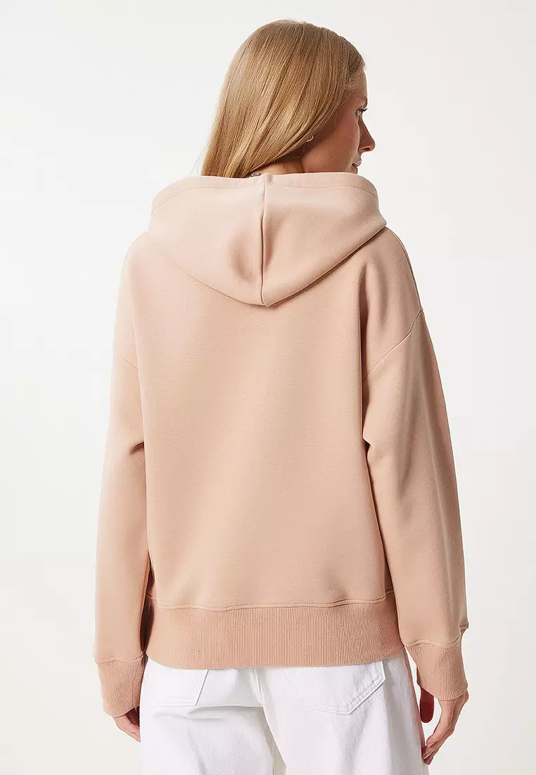 Hooded Raised Sweatshirt