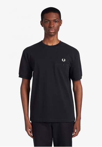 FRED PERRY black Fred Perry M8531 Pocket Detail Pique Shirt (Black) 10985AAC01E5DFGS_1