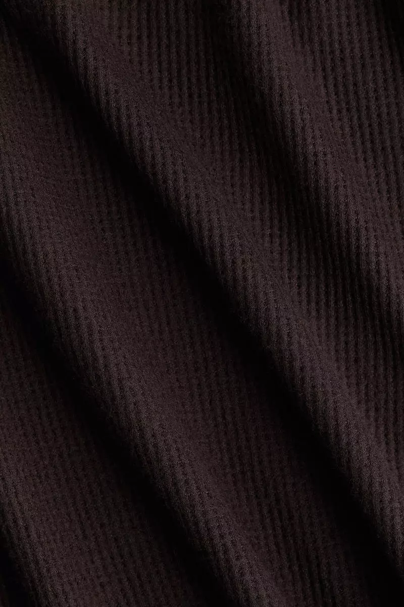 Waffled drawstring trousers