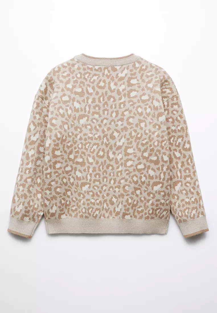 Cheetah on sale print sweater